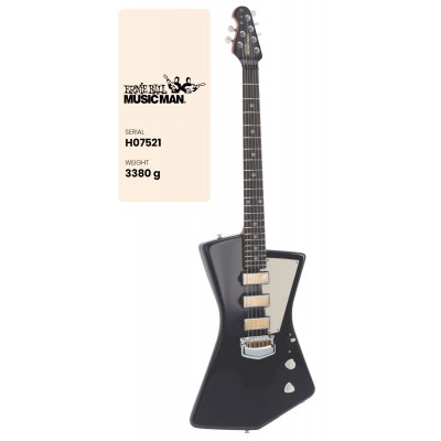 MUSIC MAN St. Vincent Goldie Silk Charmeuse Ebony Parchment Pickguard #H07521