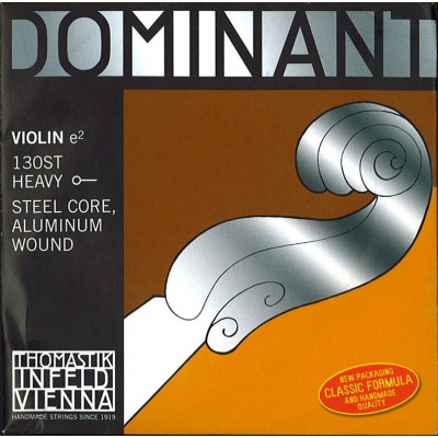 STRINGS VIOLIN DOMINANT SOLID CORE NYLON HARD 130ST