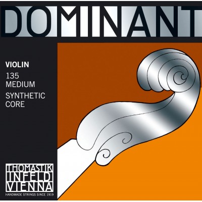 4/4 DOMINANT VIOLIN SET MEDIUM TENSION 135