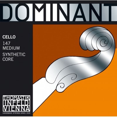 4/4 DOMINANT CELLO SET MEDIUM TENSION 147