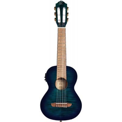 GUITARLELE ORTEGA ACAJOU FLAMME EQ