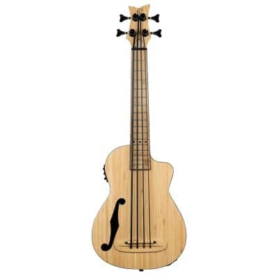 UKULELE BASSE BAMBOU MASSIF EQ