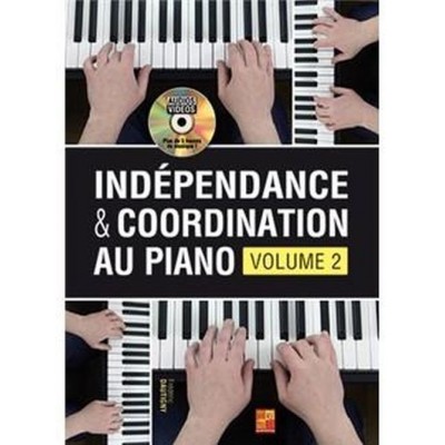 DAUTIGNY FREDERIC - INDEPENDANCE ET COORDINATION AU PIANO VOL.2