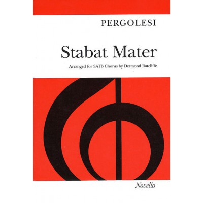 NOVELLO PERGOLESI G.B. - STABAT MATER - SATB