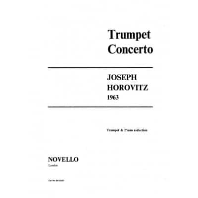 HOROVITZ JOSEPH - TRUMPET CONCERTO - TROMPETTE and PIANO