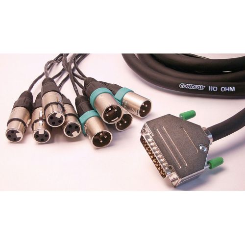 Mutec D25xlr8io6y - Cable Sub-d25/8 Xlr Aes 60 Cm Format Yamaha