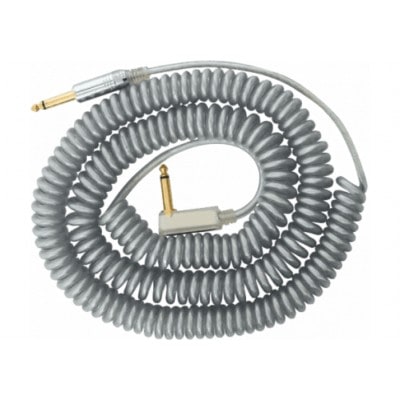 CABLE SPIRALE COUDE GRIS 9M