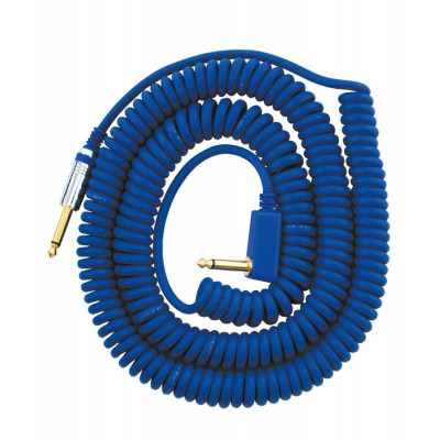 VCC90 COILED JACK CABLE 9M BLUE