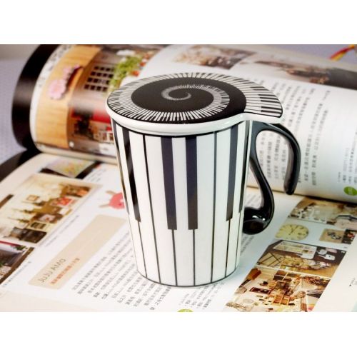 MUSIC SALES MUG PIANO MOTIV WITH LID