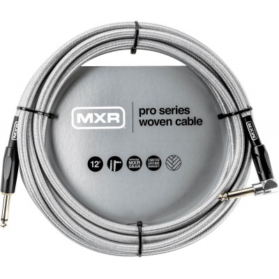 MXR CABLES BRAIDED JACK CABLE RIGHT ANGLE 3,6M