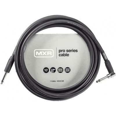 MXR CABLES PRO JACK/JACK INSTRUMENT CABLES 3M ELBOW