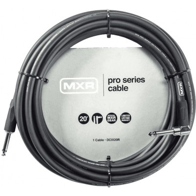 PRO JACK/JACK INSTRUMENT CABLES 6M ELBOW