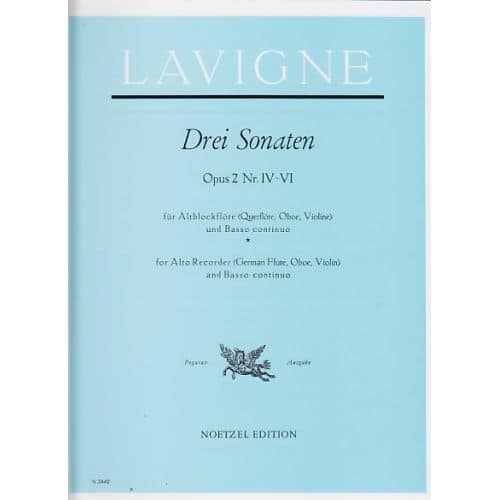  Lavigne Ph. - Drei Sonaten Opus 2 (n Iv-vi) 