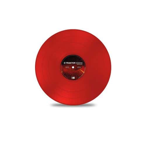 TRAKTOR SCRATCH CONTROL VINYL MK2 RED (UNIT)