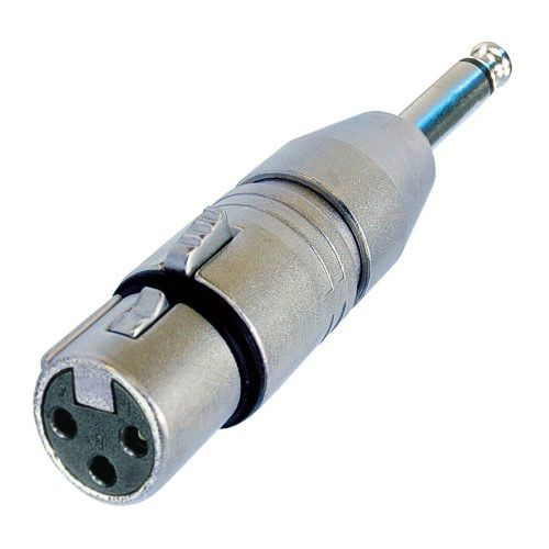 NEUTRIK NA2fp - Adaptateur XLR 3 Femelle / Jack Mono Male 6,35 Mm