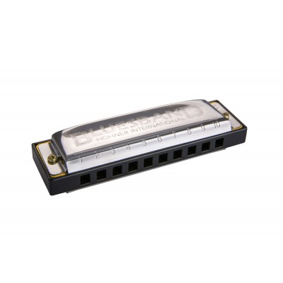 HOHNER DIATONISCHEN 559/20 SILBERN BLAUS BAND 10 LOCHER C DO