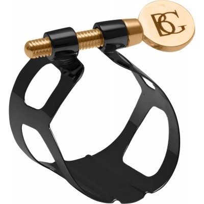 BLACK LACQUERED DUO LIGATURE - BB CLARINET AND ALTO SAXOPHONE