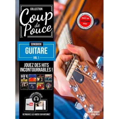 COUP DE POUCE Coup De Pouce Methode Songbook Guitare Vol 1