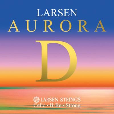 CORDE VIOLONCELLE LARSEN AURORA RÉ 4/4 FORT