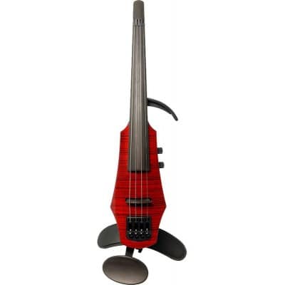 2NSWAV-4VIOL-TR ELECTRIC VIOLIN 4 STRINGS SERIE WAV TRANSLUCENT RED 