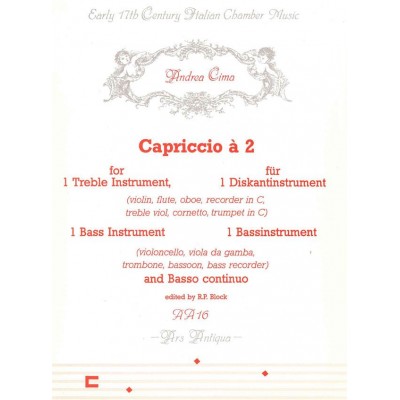 NOVA MUSIC Cima Andrea - Capriccio A 2