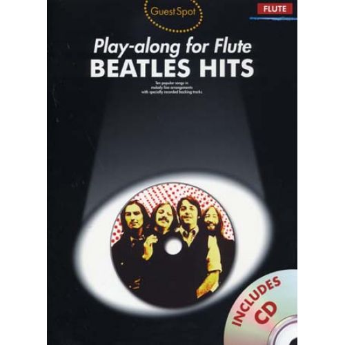 BEATLES - GUEST SPOT BEATLES HITS + CD - FLUTE