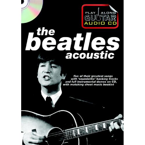 WISE PUBLICATIONS PLAY ALONG GUITAR AUDIO CD : THE BEATLES ACOUSTIC - GUITARE TAB
