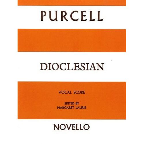 PURCELL HENRY - DIOCLESIAN - VOCAL SCORE