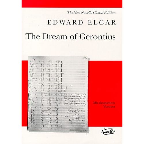 EDWARD ELGAR - DREAM OF GERONTIUS - OP.38 - NEW NOVELLO CHORAL EDITION