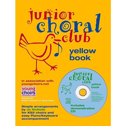 JUNIOR CHORAL CLUB - BK. 5 - YELLOW - VOICE AND PIANO