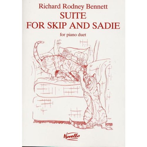 RICHARD RODNEY BENNETT SUITE FOR SKIP AND SADIE FOR PIANO DUET - PIANO DUET