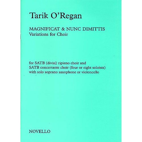 MAGNIFICAT AND NUNC DIMITTIS - VARIATIONS FOR CHOIR - SOPRANO SAX