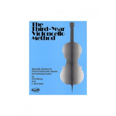 NOVELLO BUNOY A.W./BURROWES L. - THE THIRD-YEAR CELLO METHOD 