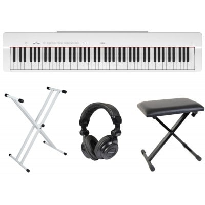 YAMAHA P-225 BLANC PACK COMPLET