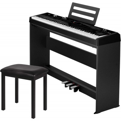 NUX NPK-20 + STAND WITH TRIPLE PEDALS BLACK