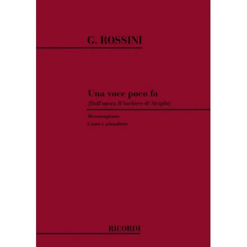 ROSSINI G. - UNA VOCE POCO FA - CHANT ET PIANO