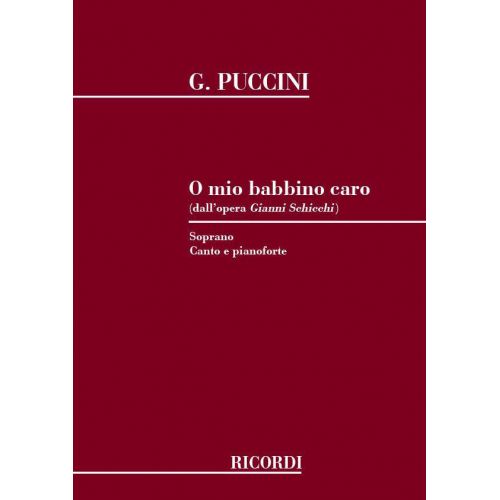 PUCCINI G. - O MIO BABBINO CARO - CHANT ET PIANO