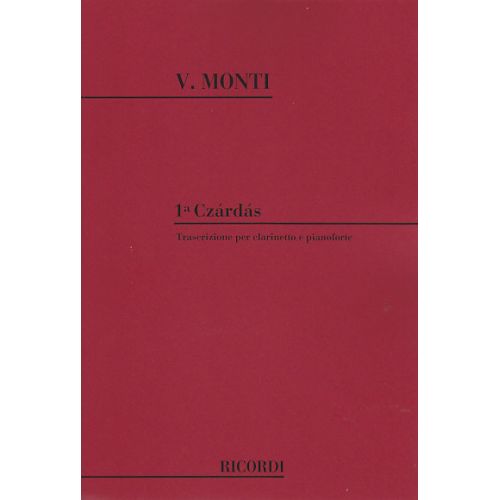 RICORDI MONTI - CZARDAS - CLARINETTE
