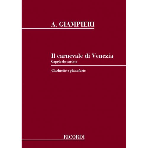 GIAMPIERI A. - CARNEVALE DI VENEZIA - CLARINETTE