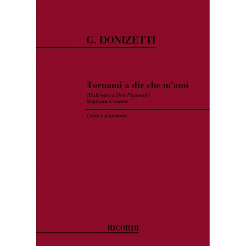 RICORDI DONIZETTI G. - TORNAMI A DIR CHE M'AMI