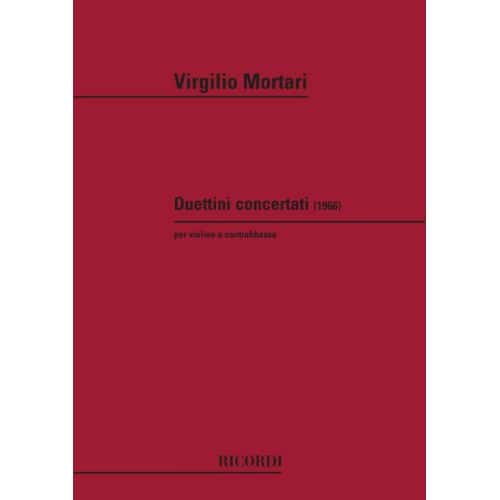 MORTARI V. - DUETTINI CONCERTANTI - VIOLON ET CONTREBASSE