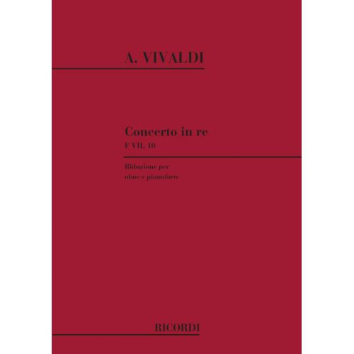 VIVALDI A. - CONCERTO IN RE RV 453 - F.VII/10 - HAUTBOIS ET CORDES