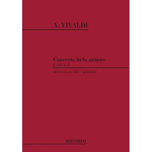 RICORDI VIVALDI A. - CONCERTO IN LA MIN. RV 461 - F.VII/5 - HAUTBOIS ET CORDES