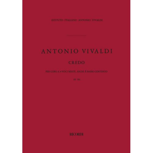 RICORDI VIVALDI CREDO - SATB