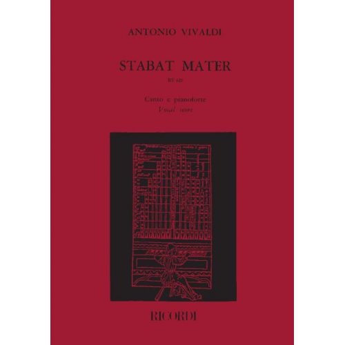 VIVALDI A. - STABAT MATER RV 621 - CHANT ET PIANO