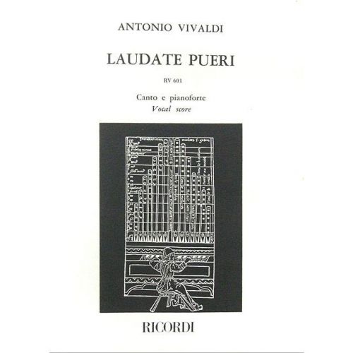 RICORDI Vivaldi A. - Laudate Pueri Dominum. Salmo 112 RV 601 - Chant et Piano