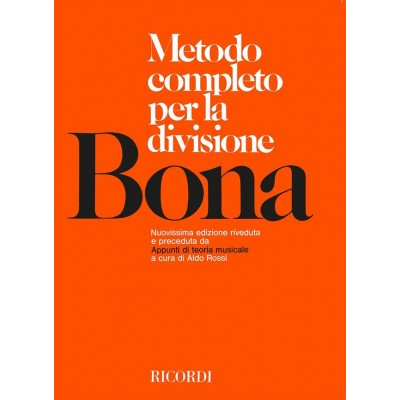 BONA PASQUALE - METODO COMPLETO PER LA DIVISIONE