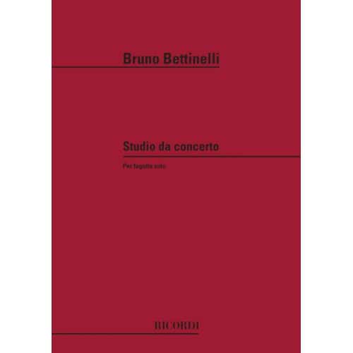 BETTINELLI B. - STUDIO DA CONCERTO - BASSON