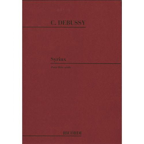 RICORDI DEBUSSY C. - SYRINX - FLUTE