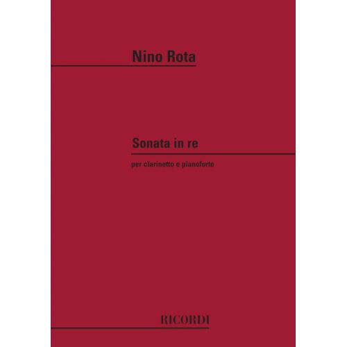 ROTA N. - SONATA IN RE - CLARINETTE ET PIANO
